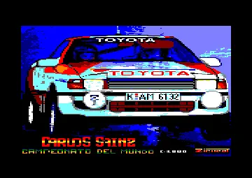 Carlos Sainz (S) (1990) screen shot title